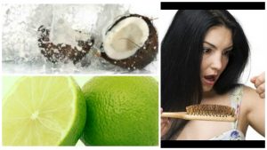 Tratamiento de agua de coco y limon para el cabello