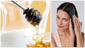 Tratamiento de yogurt y miel para el cabello