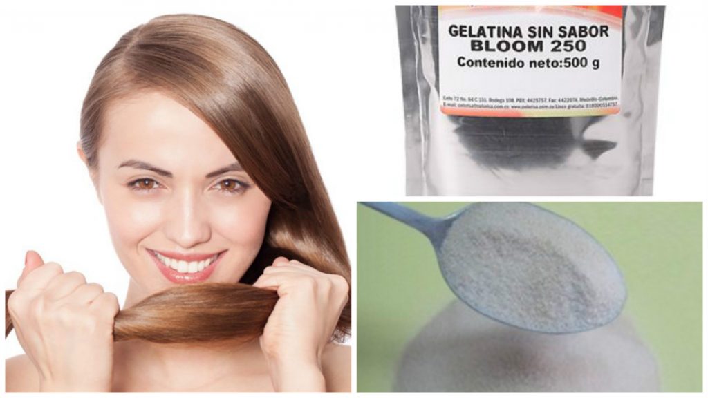 Gelatina para fortalecer el cabello