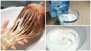 Tratamiento de bicarbonato de sodio para el cabello