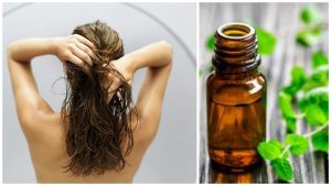 Como aplicar aceite de menta en el cabello