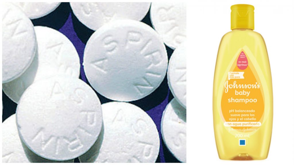 Aspirina y Champú